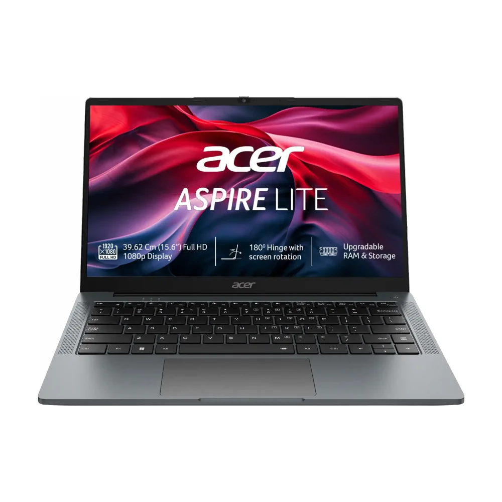 Acer Aspire Lite AL15-42 Ryzen 3 7330U 8GB RAM 512GB SSD 15.6 Inch FHD IPS Laptop Steel Gray