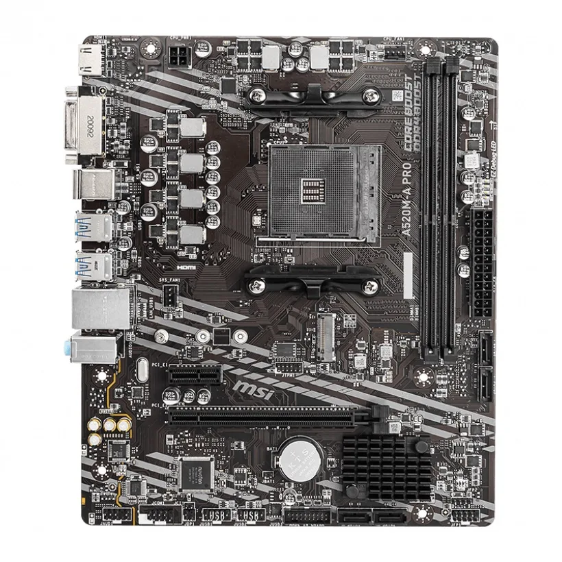 MSI A520M-A Pro AMD AM4 Micro-ATX Motherboard DDR4 HDMI M.2