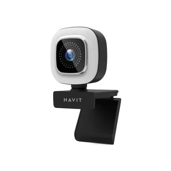 Havit HN25G 720p HD Webcam with Beauty Light and Built-in Microphone
