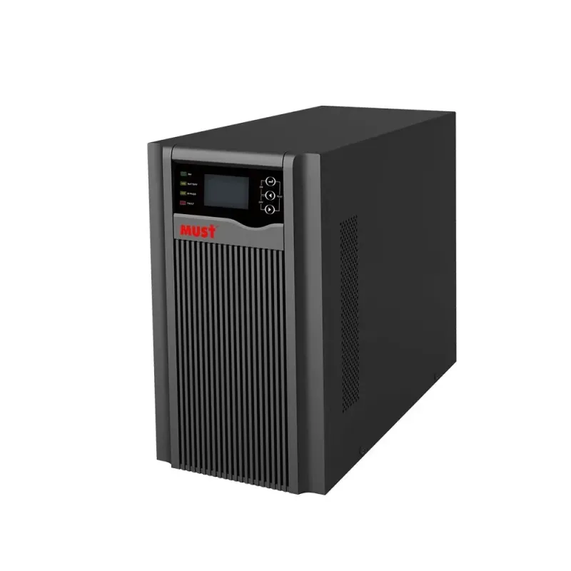 Must EH55-H1K3 1kVA/1kW Online UPS, Double Conversion, 0ms Transfer, 3 x 12V 7Ah