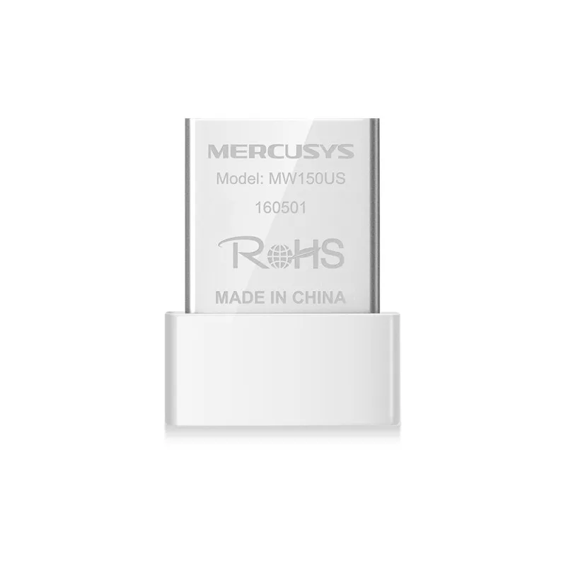 Mercusys MW150US N150 Nano USB Wi-Fi Adapter, 2.4GHz, WPA3