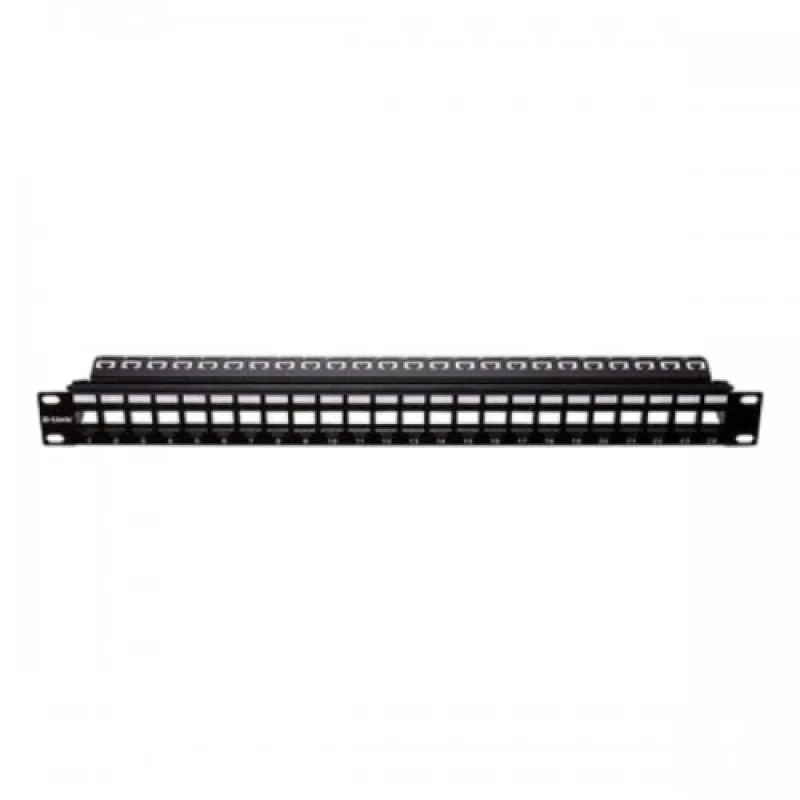 D-Link NPP-AL1BLK241 24-Port Unloaded Modular Patch Panel, 1U