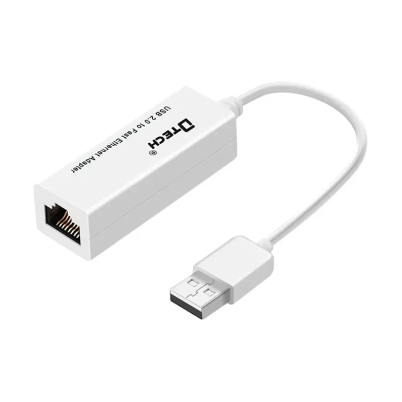 Dtech DT-5036A USB to LAN Ethernet Adapter, 10/100Mbps
