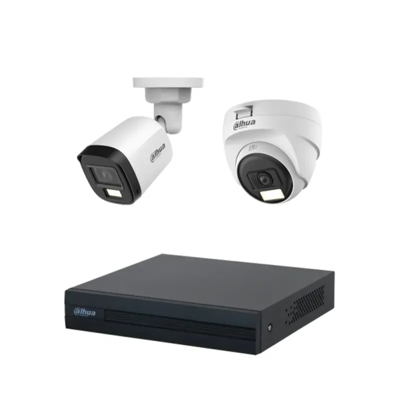 Dahua 2-Camera 1080P Night Vision CC Camera Package with 4-Channel XVR and 500GB HDD