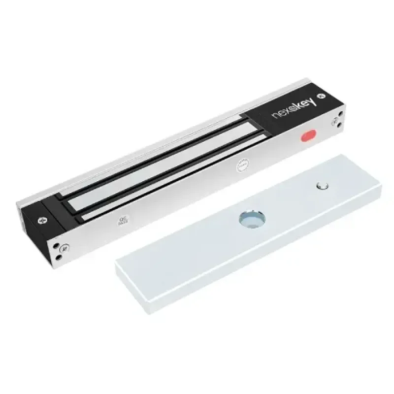 Nexakey NX-280AS Single Door Electromagnetic Lock, 280kg Holding Force, LED