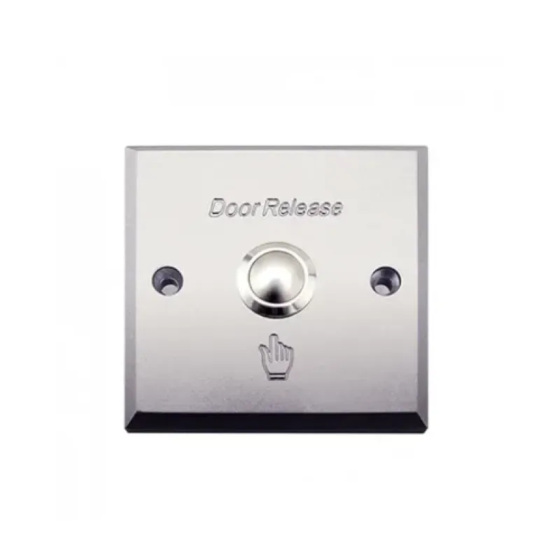 ZKTeco EX-800B Press-to-Exit Button, 86 x 86mm, Flame-Retardant ABS