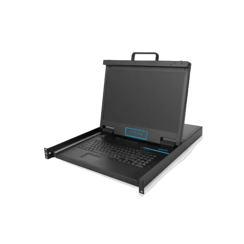 Safenet SN-KC6808S 8-Port Stacking VGA KVM Console with Keyboard and Touchpad