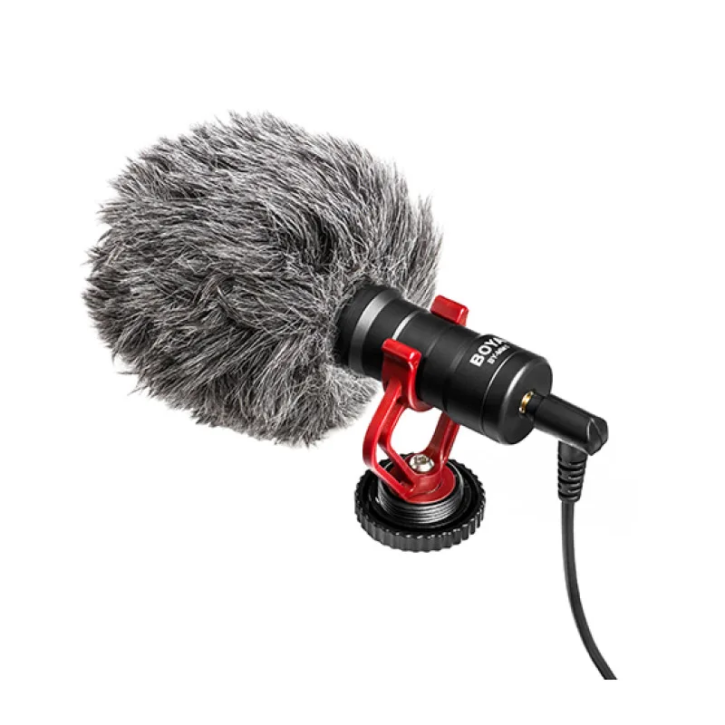 Boya BY-MM1 Compact On-Camera Cardioid Video Microphone with Windshield