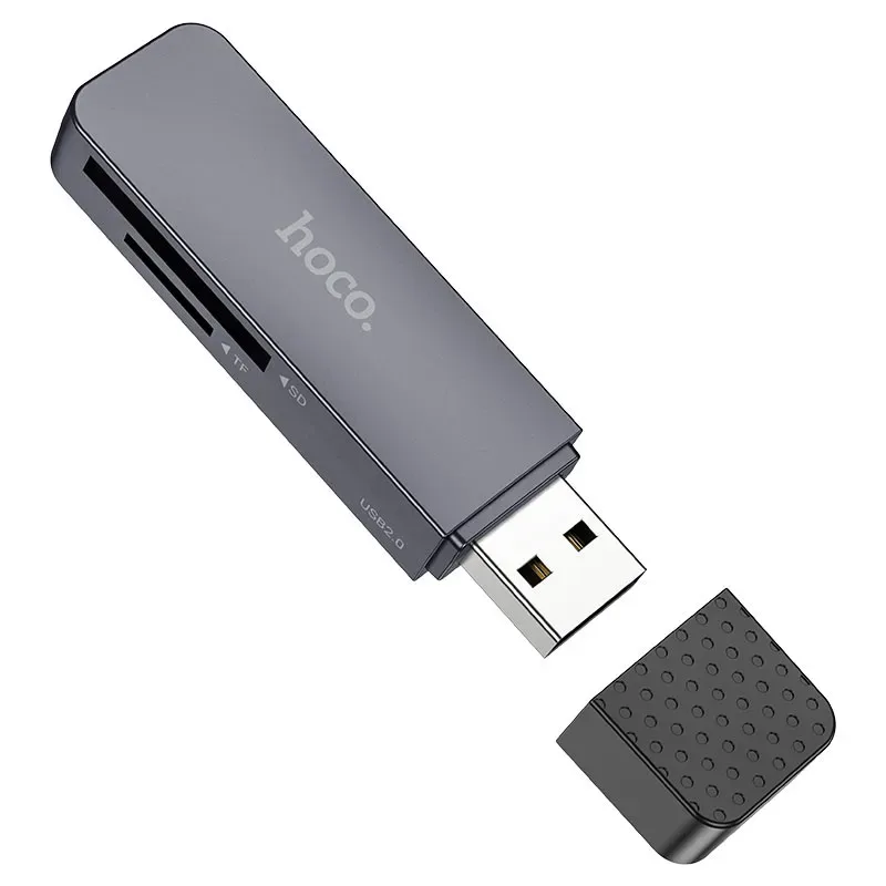 Hoco HB45 Spirit USB 2.0 Single Mode Card Reader, up to 2TB Cards