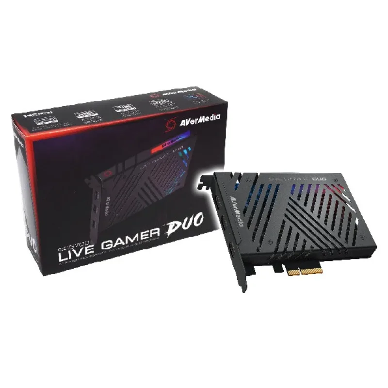 AVerMedia Live Gamer Duo GC570D PCIe Dual HDMI Capture Card, 1080p60 HDR