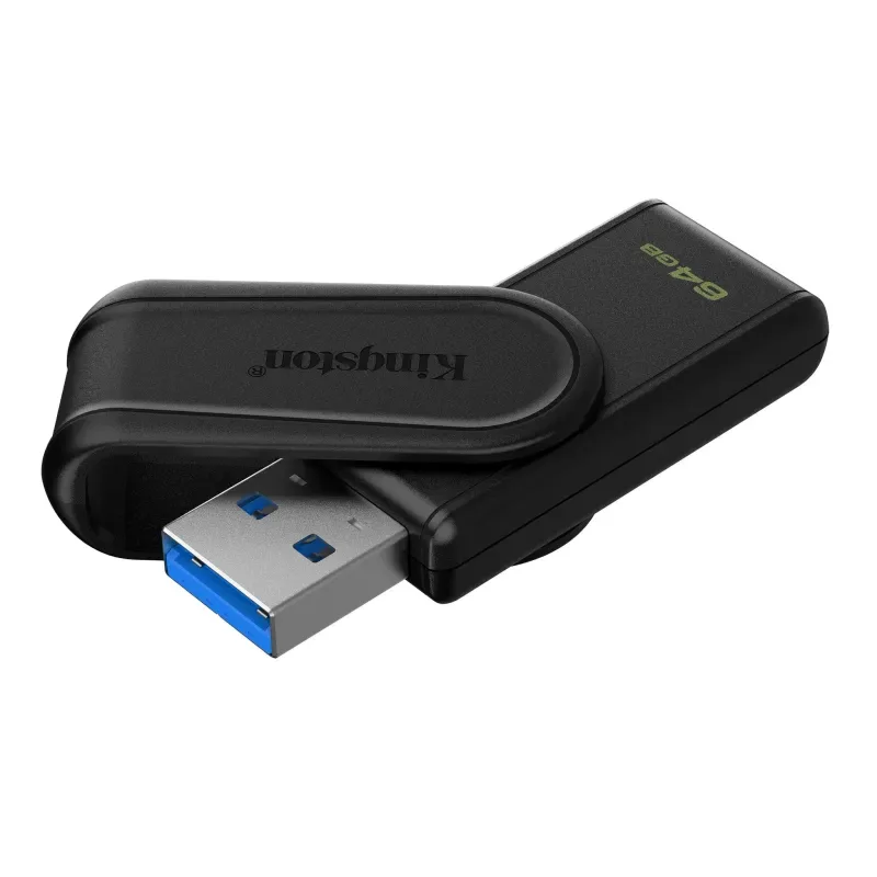 Kingston DataTraveler Exodia S 64GB USB 3.2 Gen 1 Pen Drive, Swivel Cap
