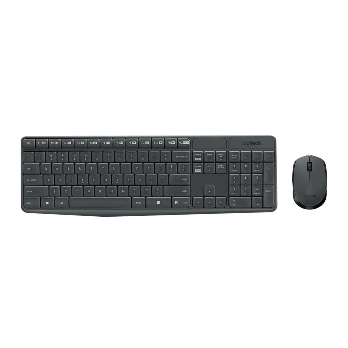 Logitech MK235 Full-Size Wireless Keyboard and Mouse Combo Spill-Resistant