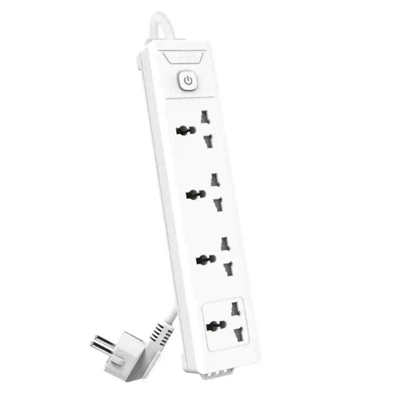 Deli ET403 4 Port 3 Meter Universal Socket Power Strip, 2 Pin