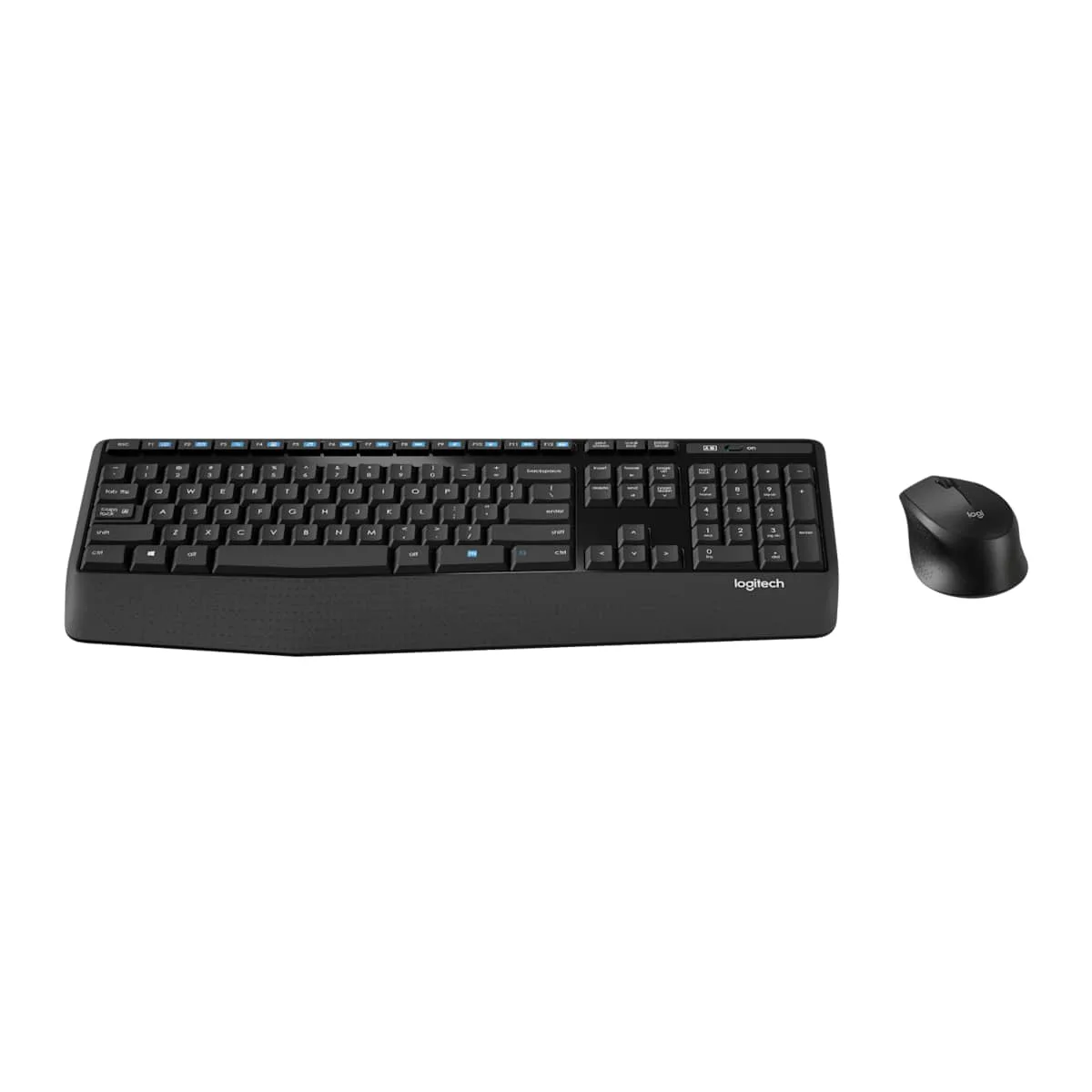 Logitech MK345 Comfort Full-Size Wireless Keyboard and Mouse Combo with Palm Rest