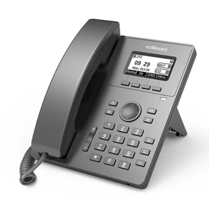 Flyingvoice P10 2 SIP IP Phone, HD Voice, 6-Way Conference