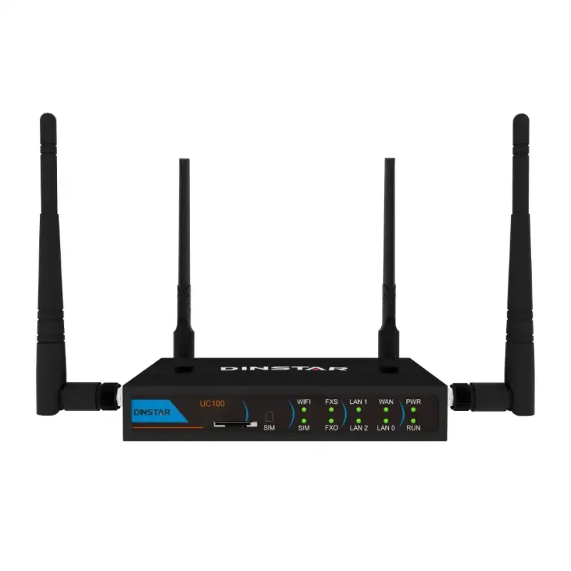 DINSTAR UC100-1S1O VoIP IP PBX for Small Business, 1 FXS 1 FXO