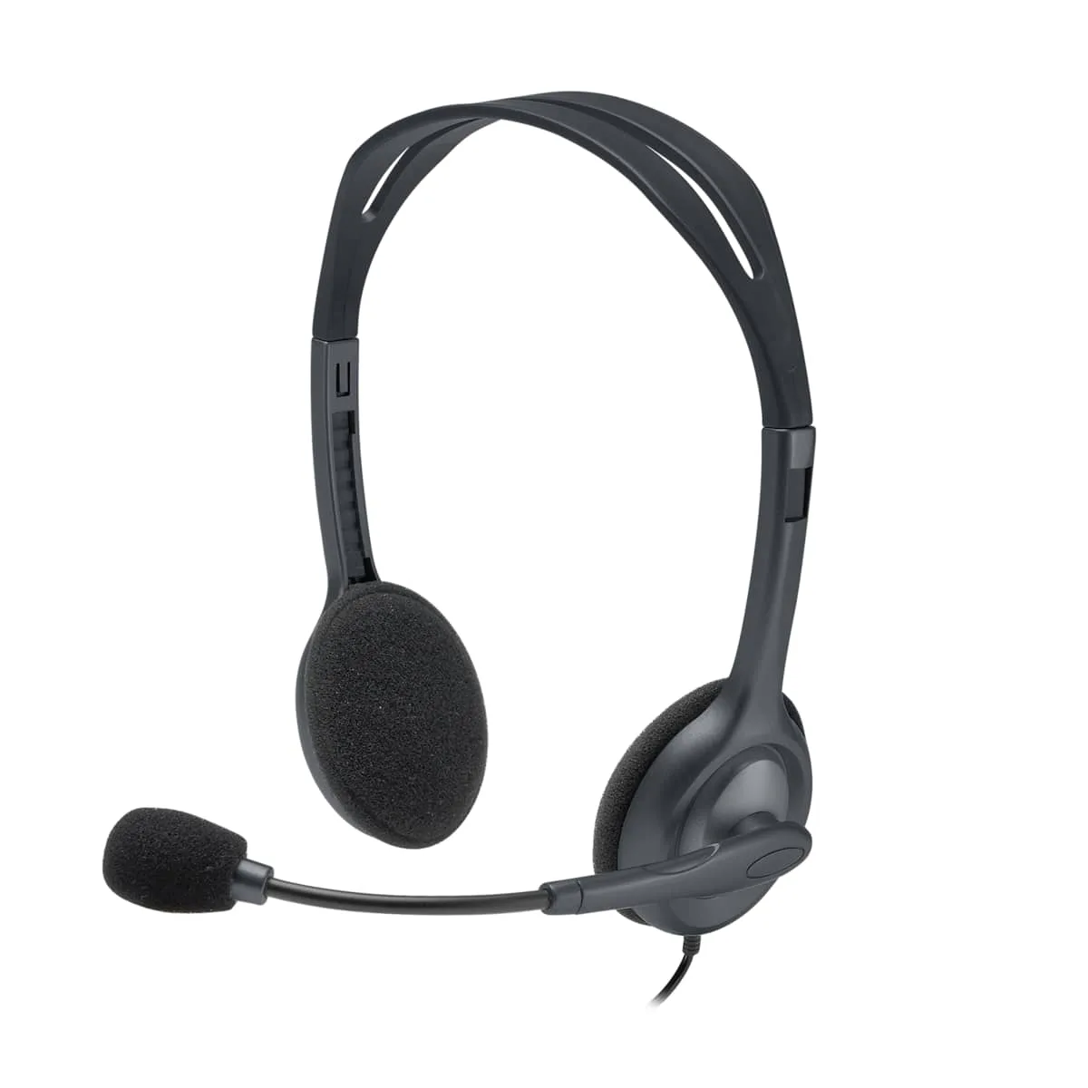Logitech H111 Wired Stereo Headset with Rotating Mic and Single 3.5mm Jack