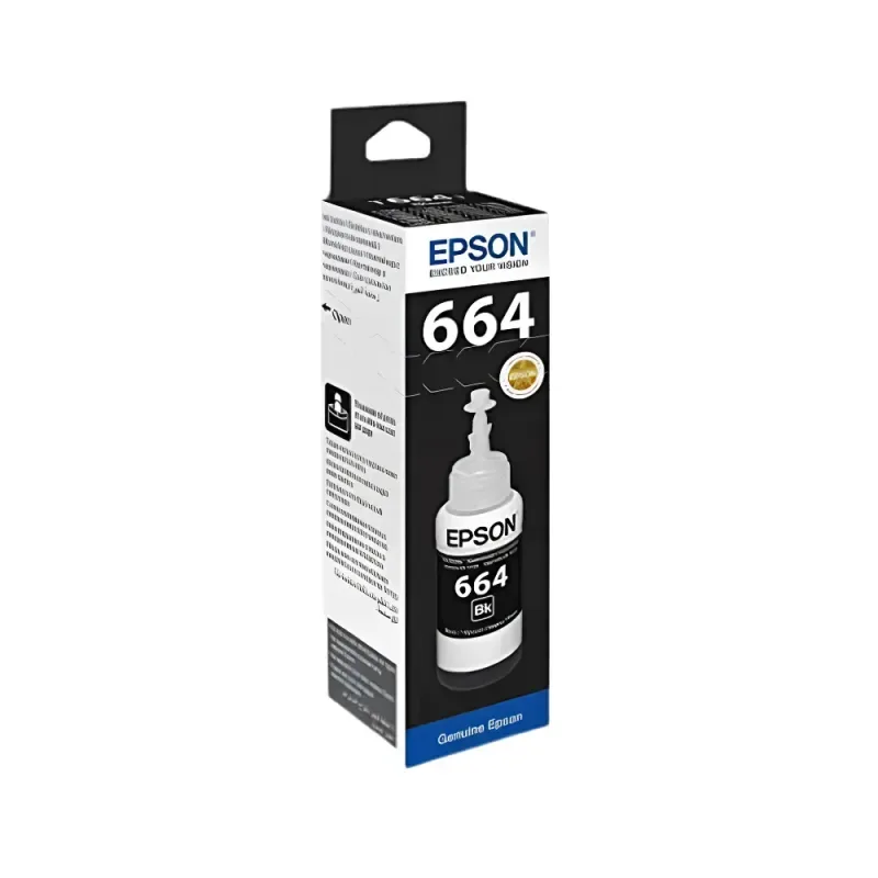 Epson 664 Black 70ml Ink Bottle (C13T664100)