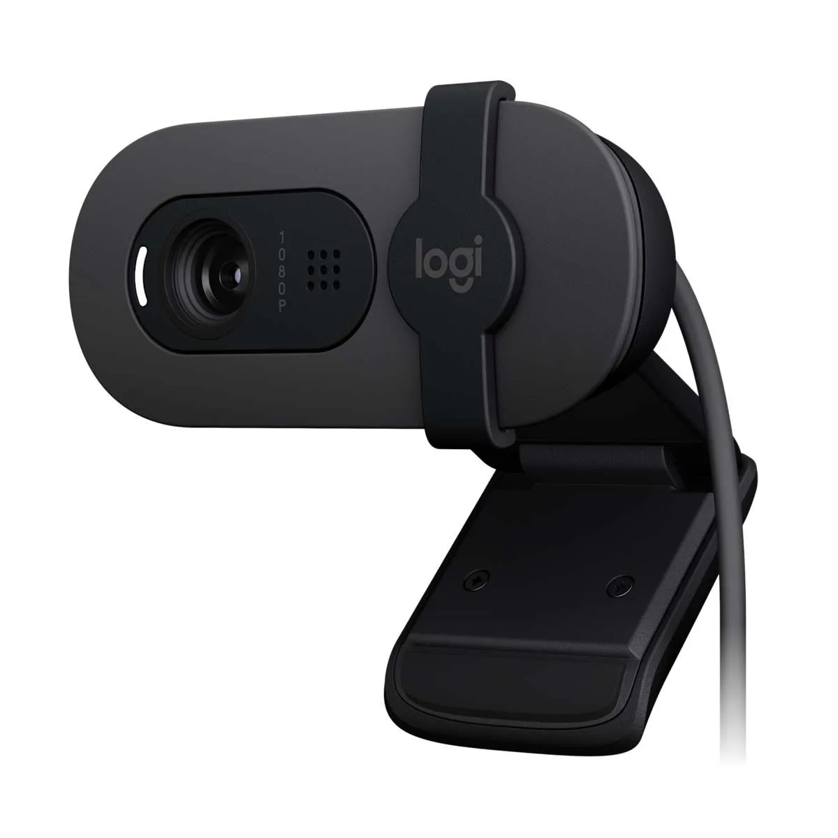 Logitech Brio 100 Full HD 1080p Webcam with Privacy Shutter and Built-in Mic