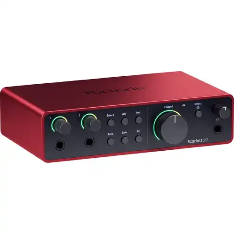 Focusrite Scarlett 2i2 4th Gen Type-C Audio Interface